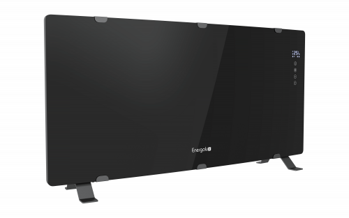 Конвектор Energolux серии Jungfrau со стеклянной панелью(черный) 2,2 кВт фото 2